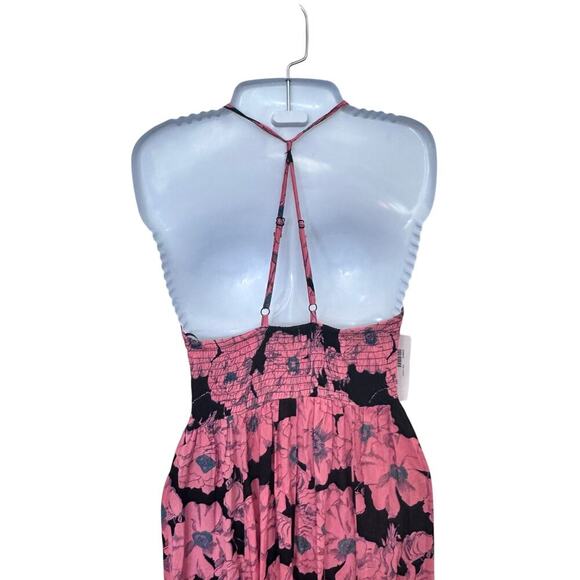 New Intimately Free People Heat Wave Floral Printed Smocked Maxi Dress Sz S - Picture 9 of 14